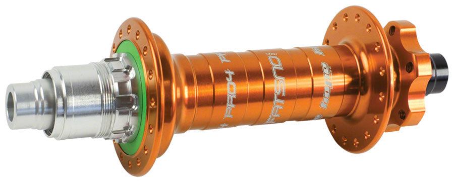 Hope Fatsno Pro 4 Rear Hub - 12 x 197mm 6-Bolt XD Orange 32H - Hope Rear Hub