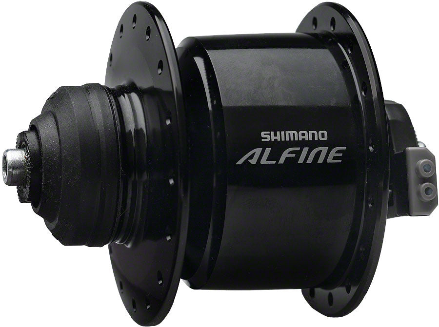 Shimano Alfine DH-S501 Dynamo Front Hub - QR x 100mm Center-Lock Black 36h - Shimano Front Hub