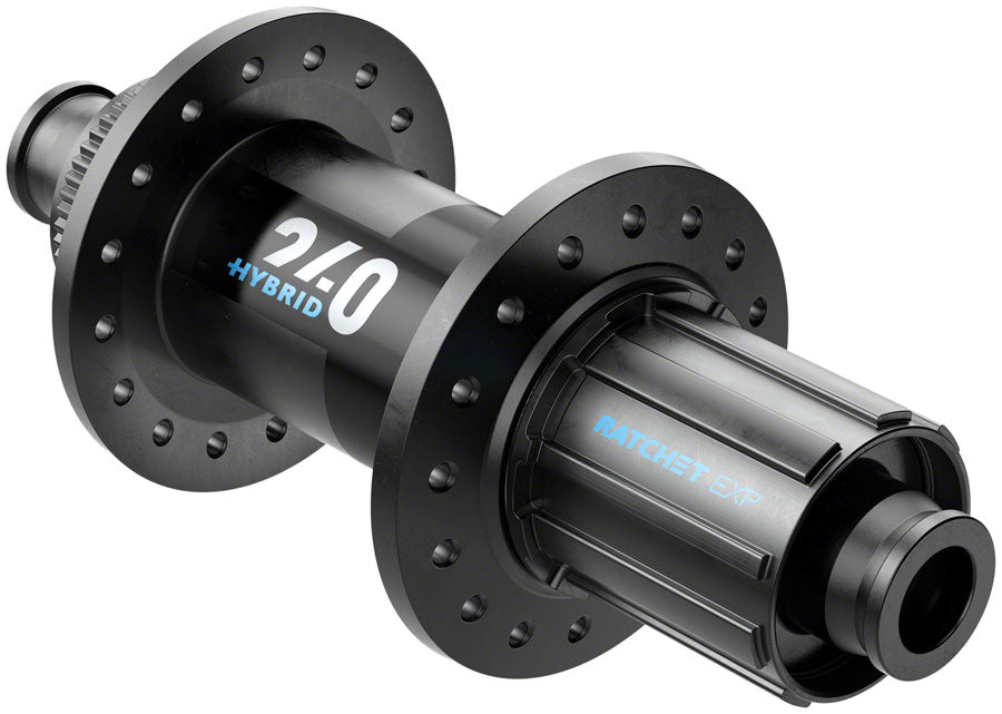 DT Swiss 240 Hybrid Rear Hub - 12 x 148mm Center-Lock HG 11 MTN BLK 32H 30pt - DT Swiss Rear Hub