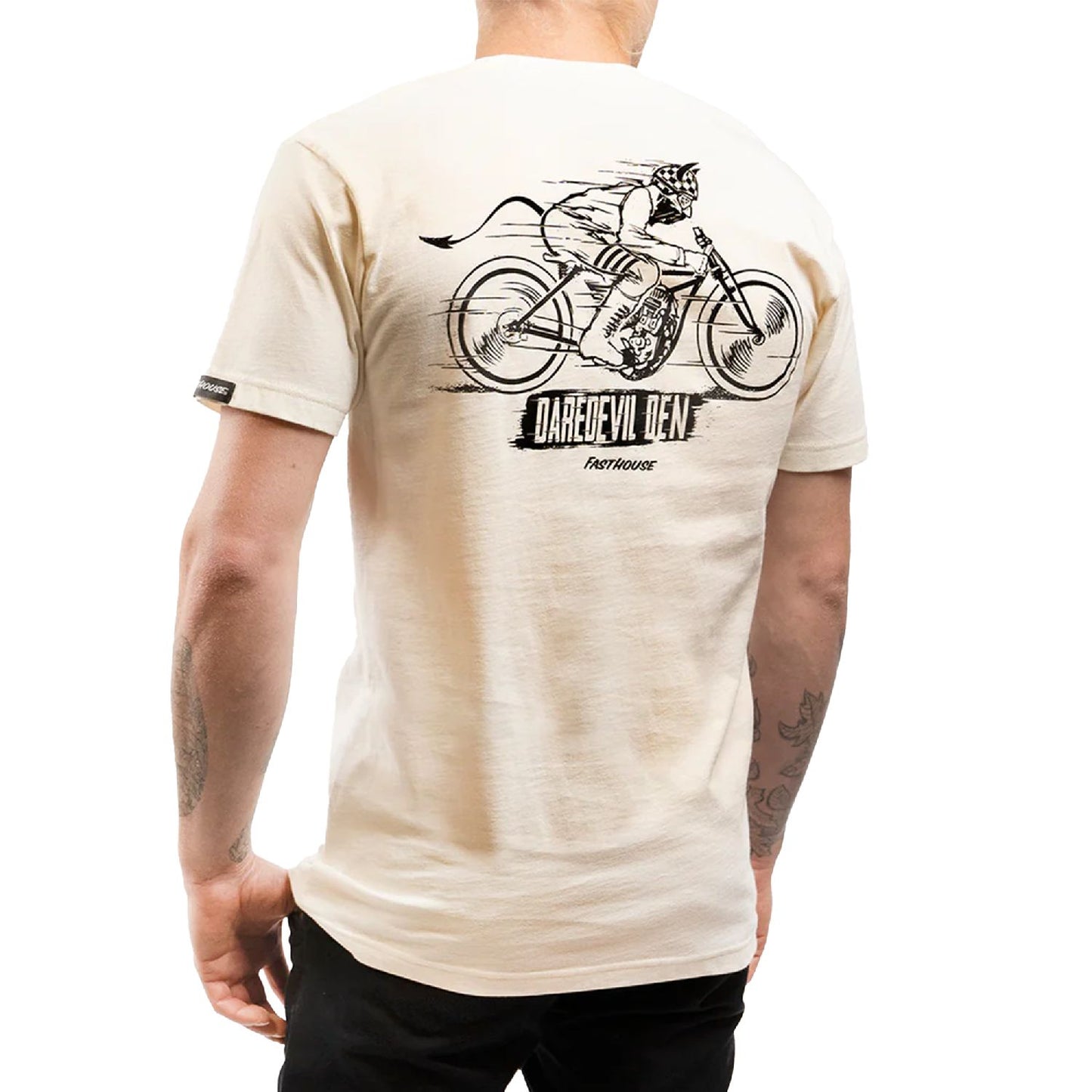 Fasthouse Hell Raiser Tee Natural - Fasthouse SS Shirts