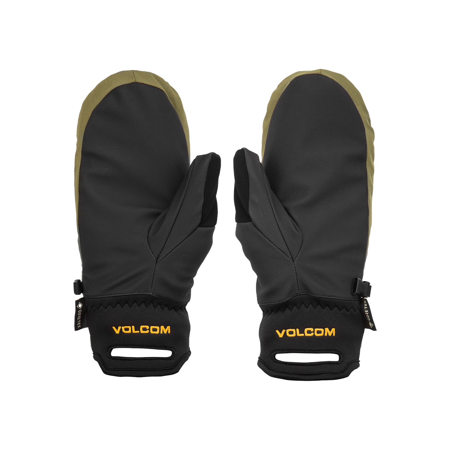 Volcom Stay Dry Gore-Tex Mittens Gold Snow Mitts
