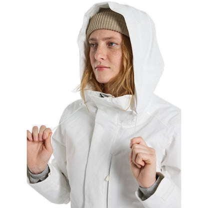 Women's Burton Jet Ridge Snow Jacket Stout White - Burton Snow Jackets