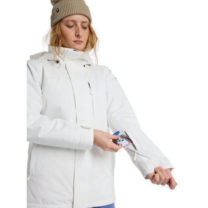 Women's Burton Jet Ridge Snow Jacket Stout White - Burton Snow Jackets