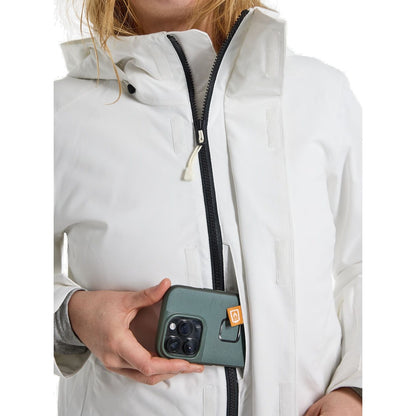 Women's Burton Jet Ridge Snow Jacket Stout White - Burton Snow Jackets