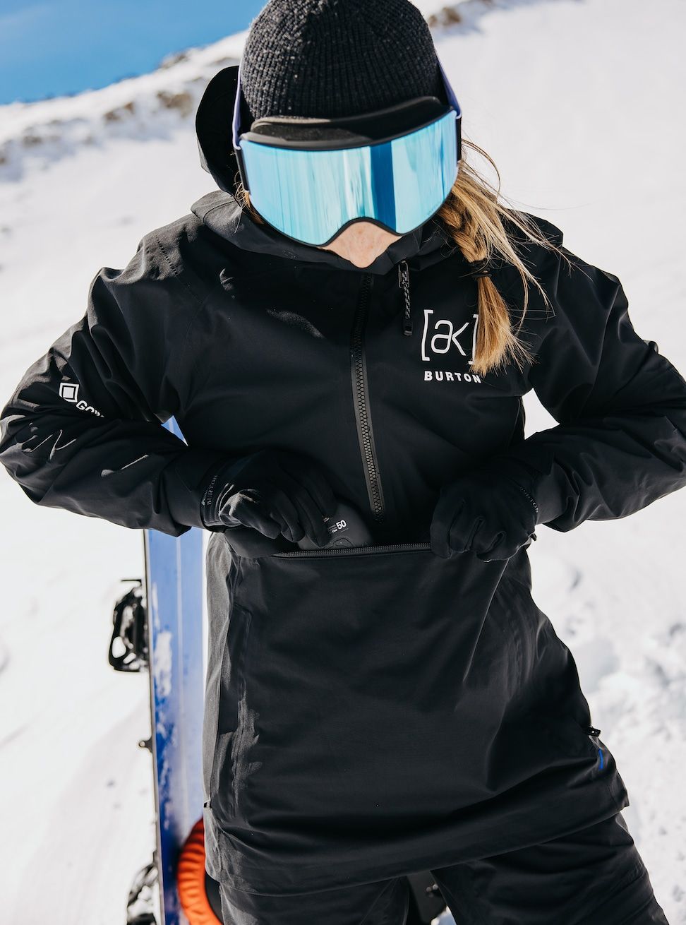 Women's Burton [ak] Kimmy GORE-TEX 2L Anorak Jacket True Black Snow Jackets