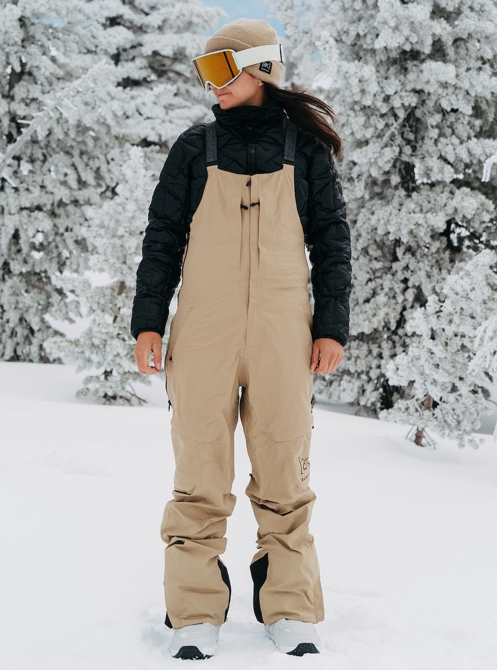Women's Burton [ak] Kimmy GORE-TEX 2L Bib Pants Kelp Snow Pants