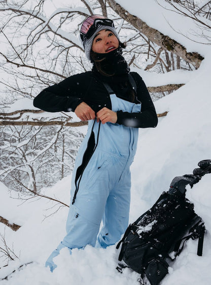 Women's Burton [ak] Kimmy GORE-TEX 3L Stretch Bib Pants Moonrise - Burton Snow Pants