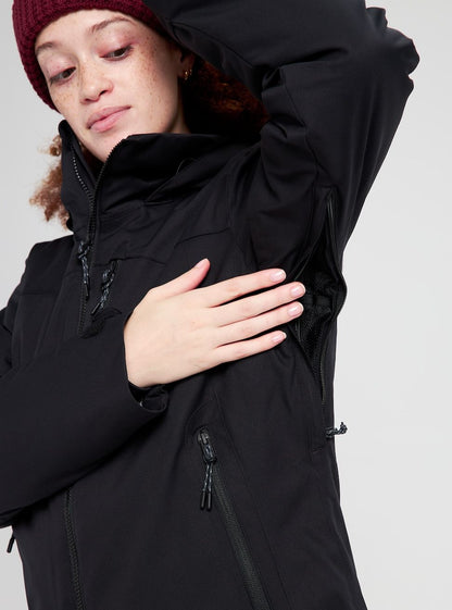 Women's Burton Lelah 2L Jacket True Black - Burton Snow Jackets