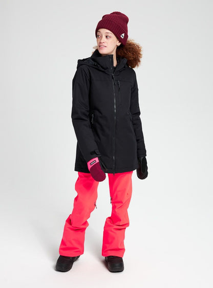 Women's Burton Lelah 2L Jacket True Black - Burton Snow Jackets