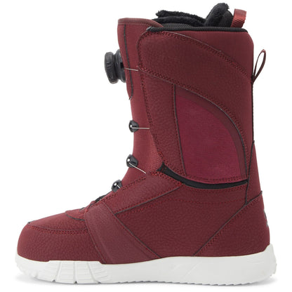 DC Women's Lotus BOA Snowboard Boots Wine Black - DC Snowboard Boots