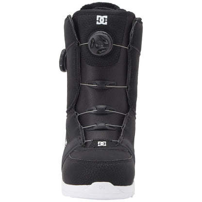 DC Women's Lotus BOA Snowboard Boots Black White - DC Snowboard Boots