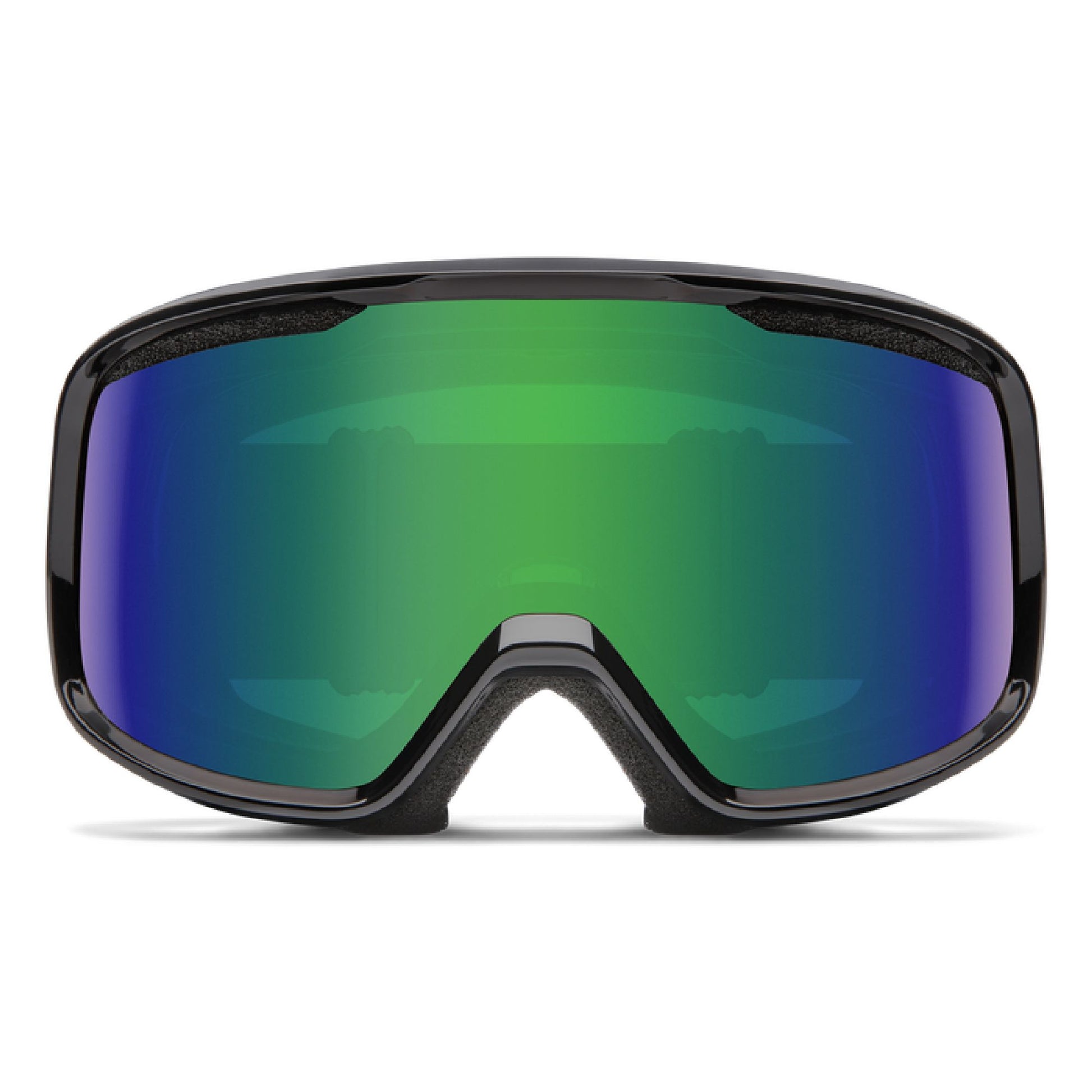 Smith Frontier Snow Goggle Black / Green Sol-X Mirror Snow Goggles