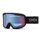 Smith Frontier Snow Goggle Black / Blue Sensor Mirror Snow Goggles