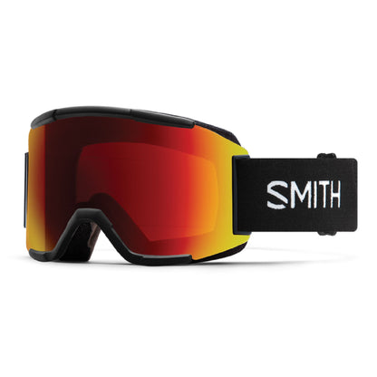 Smith Squad Snow Goggle Black ChromaPop Sun Red Mirror - Smith Snow Goggles