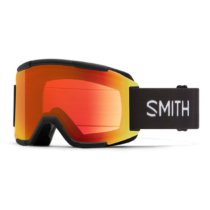 Smith Squad Snow Goggle Black ChromaPop Everyday Red Mirror - Smith Snow Goggles