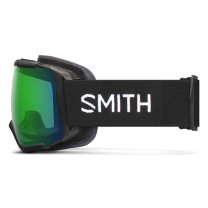 Smith Showcase OTG Snow Goggle Black ChromaPop Everyday Green Mirror - Smith Snow Goggles