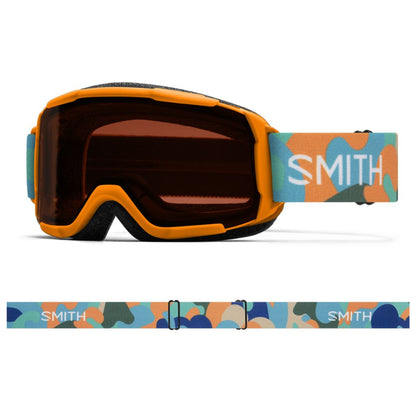 Smith Kids' Daredevil Snow Goggle Habanero Alphabet Soup RC36 - Smith Snow Goggles