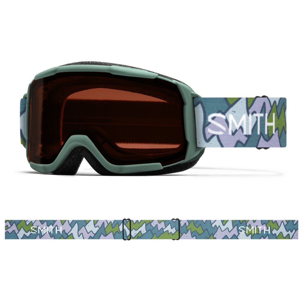 Smith Kids' Daredevil Snow Goggle Alpine Green Peaking / RC36 Snow Goggles