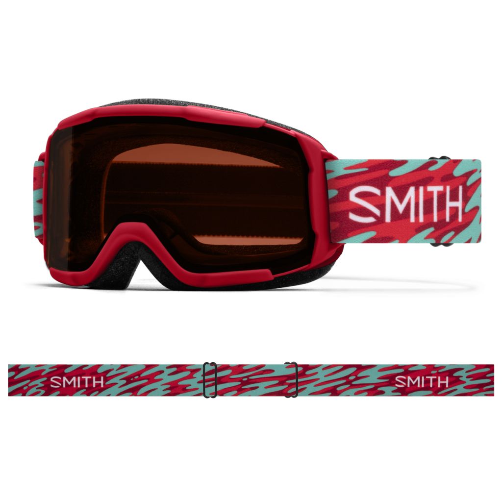 Smith Kids' Daredevil Snow Goggle Crimson Swirled / RC36 Snow Goggles