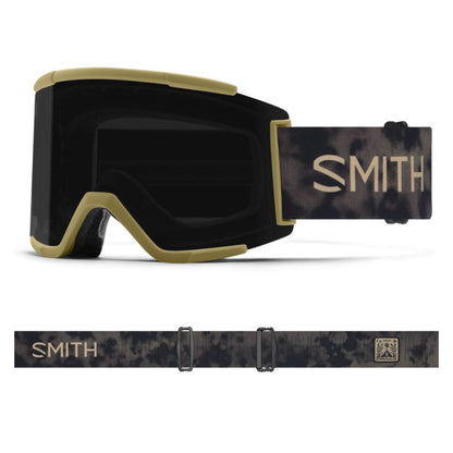 Smith Squad XL Snow Goggle Sandstorm Mind Expanders ChromaPop Sun Black - Smith Snow Goggles