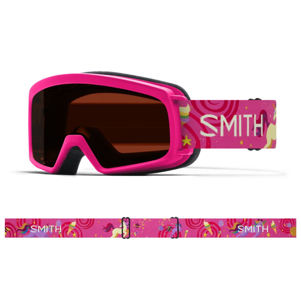 Smith Kids' Rascal Snow Goggle Pink Space Pony / RC36 Snow Goggles
