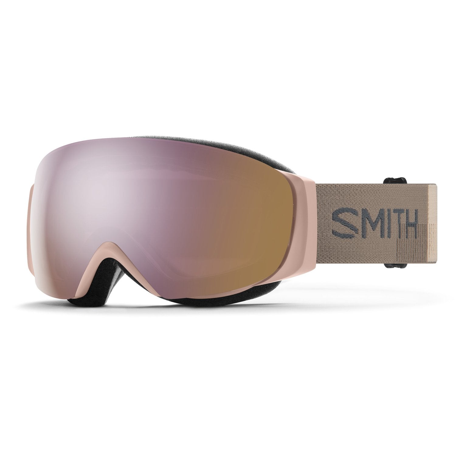Smith I/O MAG S Low Bridge Fit Snow Goggle Quartz Landscape ChromaPop Everyday Rose Gold Mirror - Smith Snow Goggles