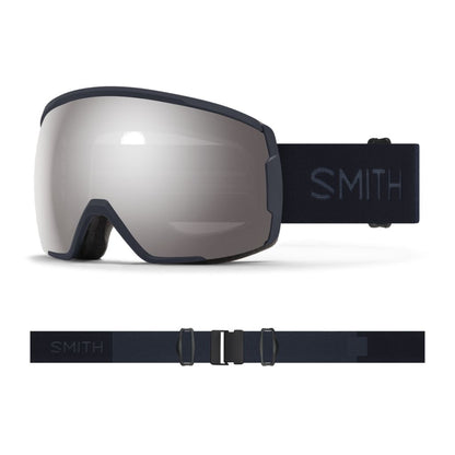 Smith Proxy Snow Goggle Midnight Navy ChromaPop Sun Platinum Mirror - Smith Snow Goggles