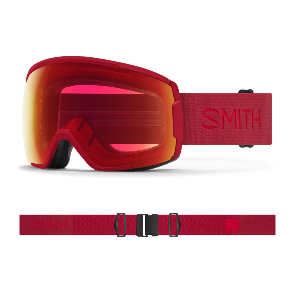 Smith Proxy Snow Goggle Crimson / ChromaPop Photochromic Red Mirror Snow Goggles