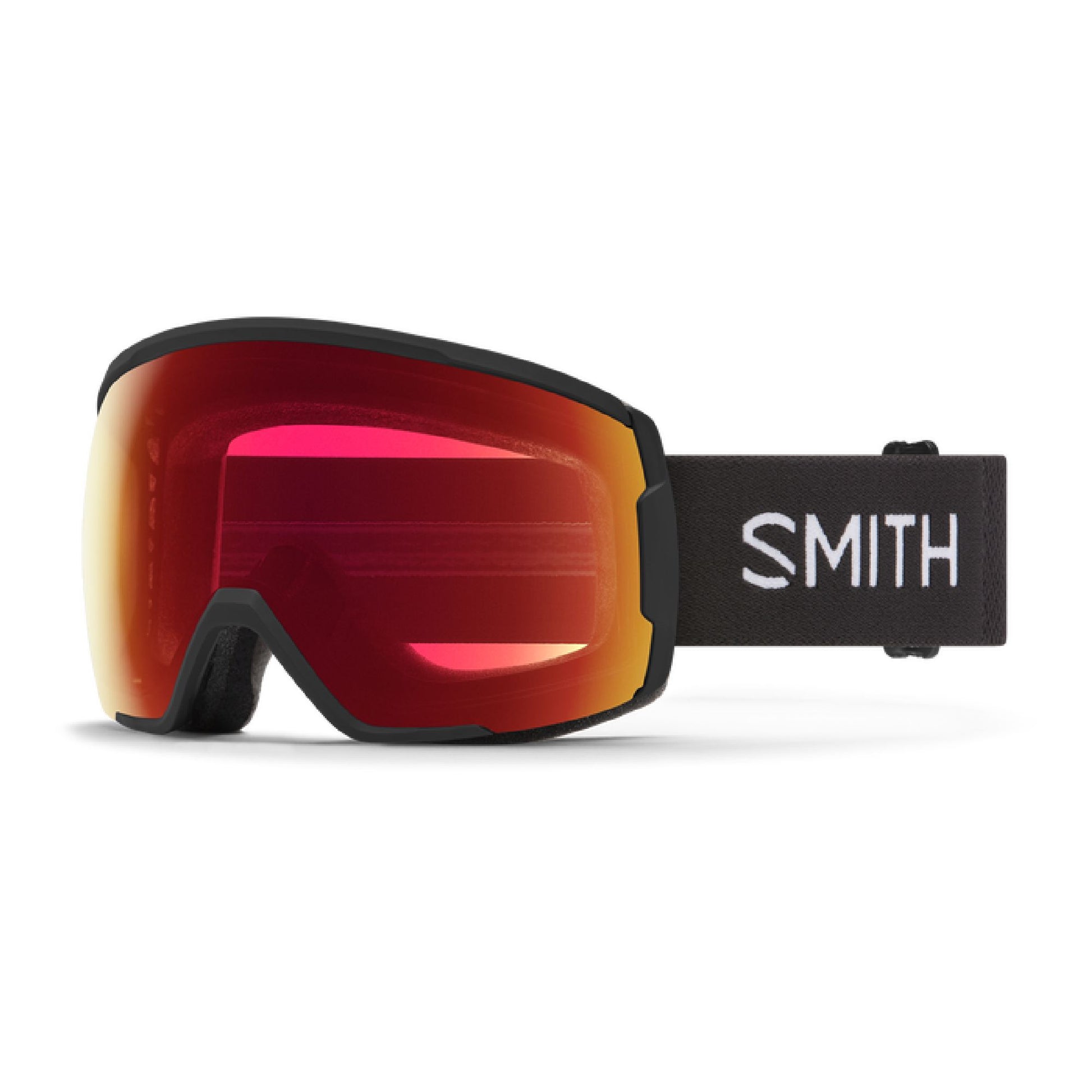 Smith Proxy Snow Goggle Black ChromaPop Photochromic Red Mirror Snow Goggles