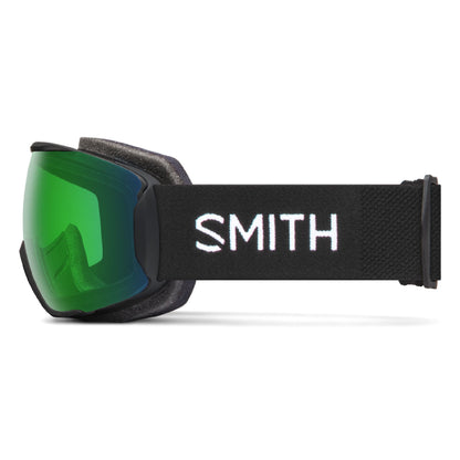 Smith Moment Snow Goggle Black ChromaPop Everyday Green Mirror - Smith Snow Goggles