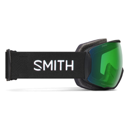 Smith Moment Snow Goggle Black ChromaPop Everyday Green Mirror - Smith Snow Goggles