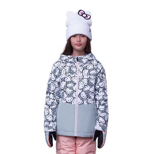 686 Girl's Athena Insulated Jacket Hello Kitty Dusty Sage Snow Jackets