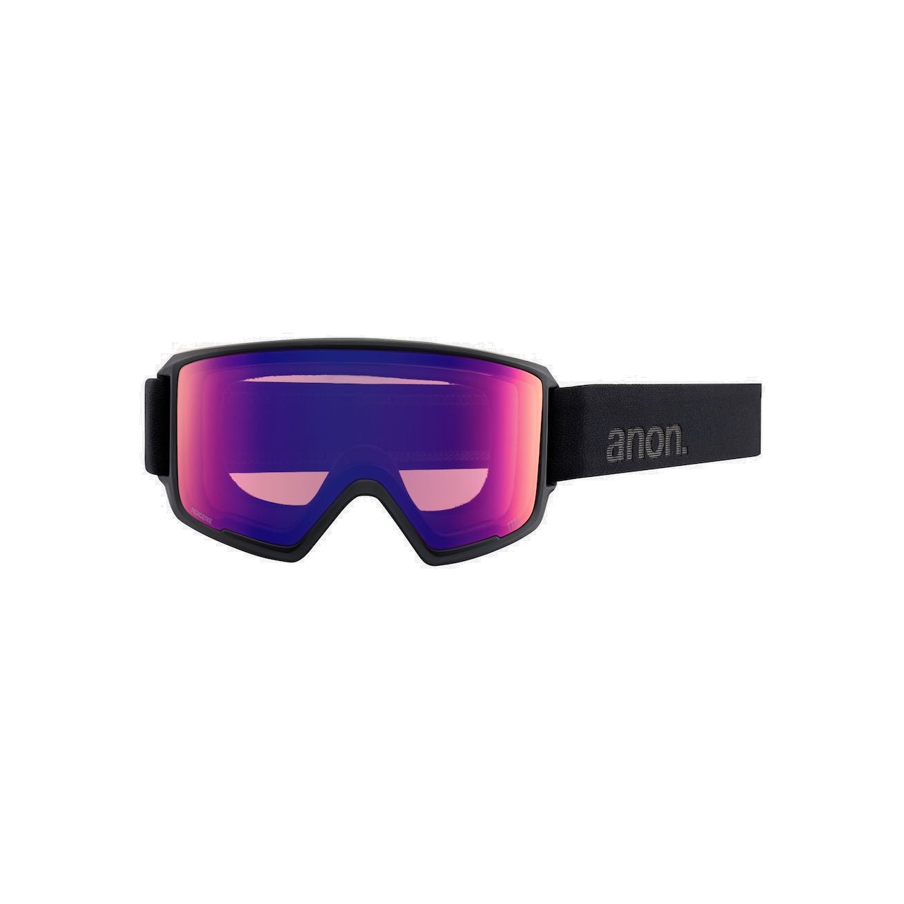 Anon M3 Goggles + Bonus Lens + MFI Face Mask - Low Bridge Fit Smoke / Perceive Sunny Onyx / Perceive Sunny Onyx (6% / S4) Snow Goggles