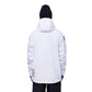 686 Waterproof Hoodie NASA White Sweatshirts & Hoodies