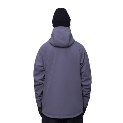686 Waterproof Hoodie Rhino Grey - 686 Sweatshirts & Hoodies
