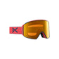 Anon M4 Cylindrical Goggles + Bonus Lens + MFI Face Mask - Low Bridge Fit Coral / Perceive Sunny Bronze Snow Goggles