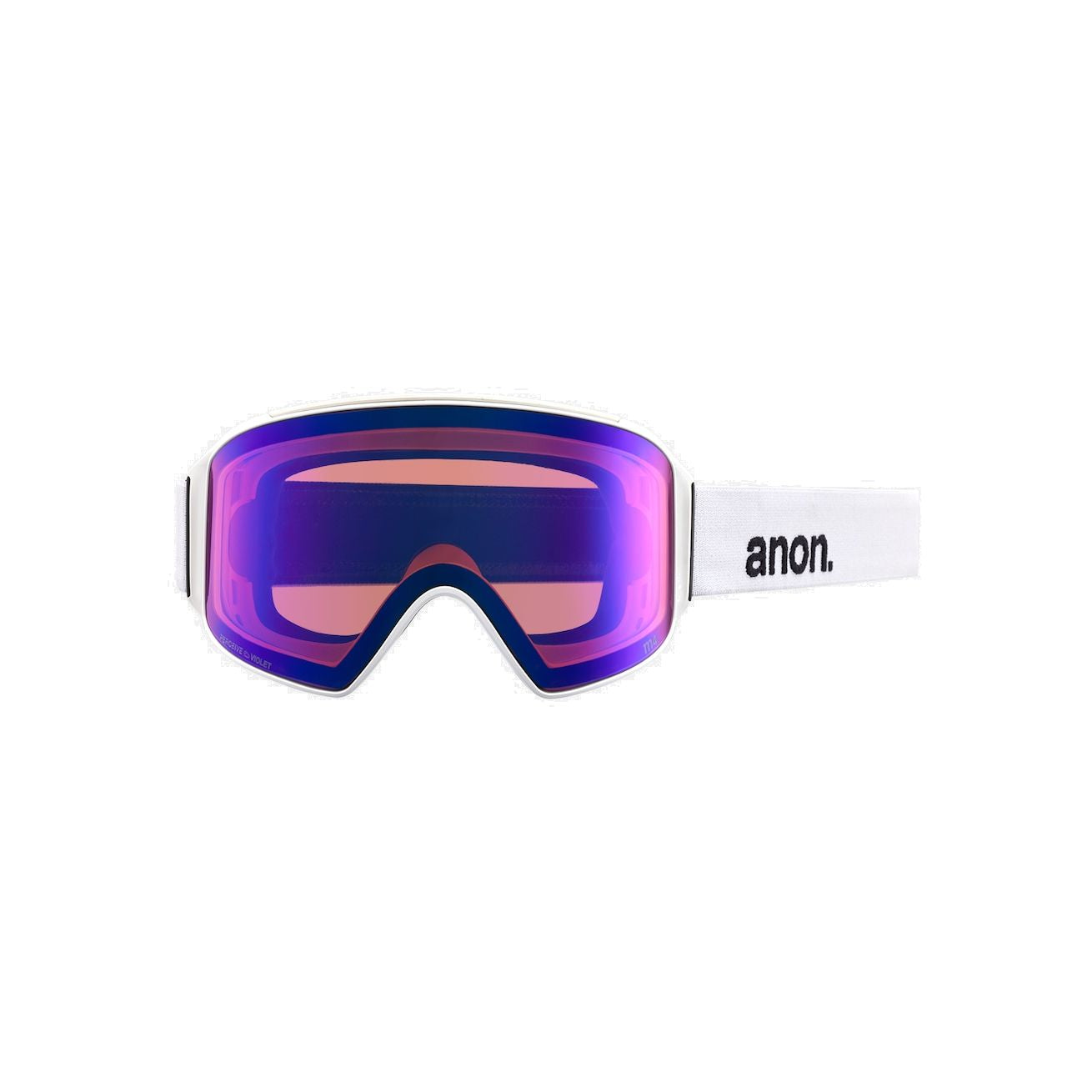 Anon M4 Cylindrical Goggles + Bonus Lens + MFI Face Mask - Openbox White Perceive Sunny Onyx Snow Goggles