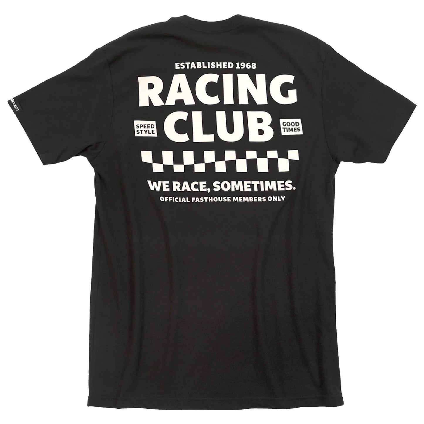 Fasthouse Members Only Tee Black - Fasthouse SS Shirts