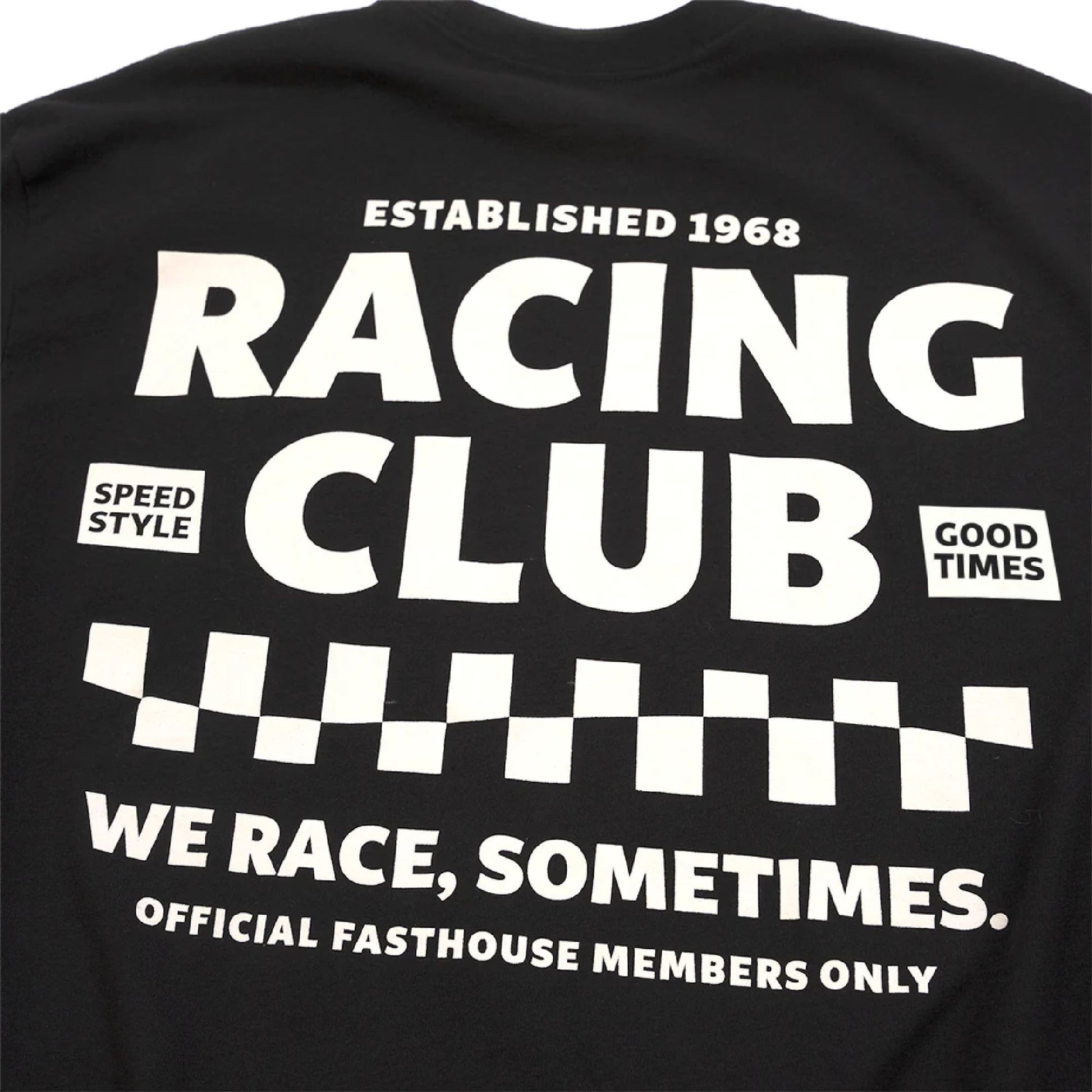 Fasthouse Members Only Tee Black - Fasthouse SS Shirts