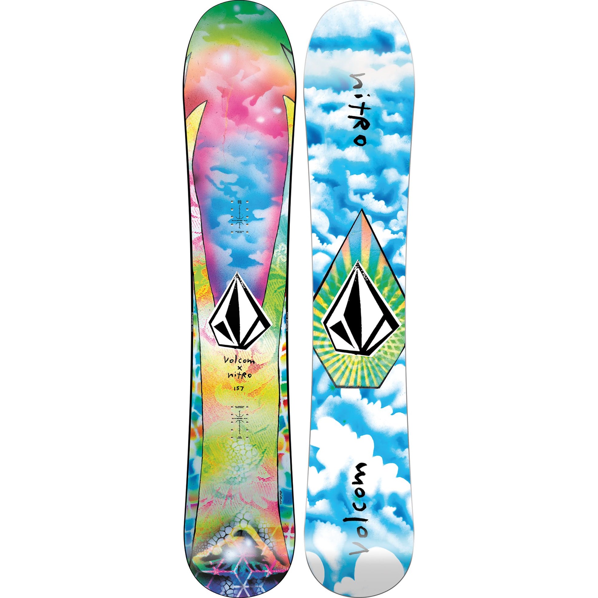 Nitro x Volcom Alternator Snowboard 2024 162 - Nitro Snowboards