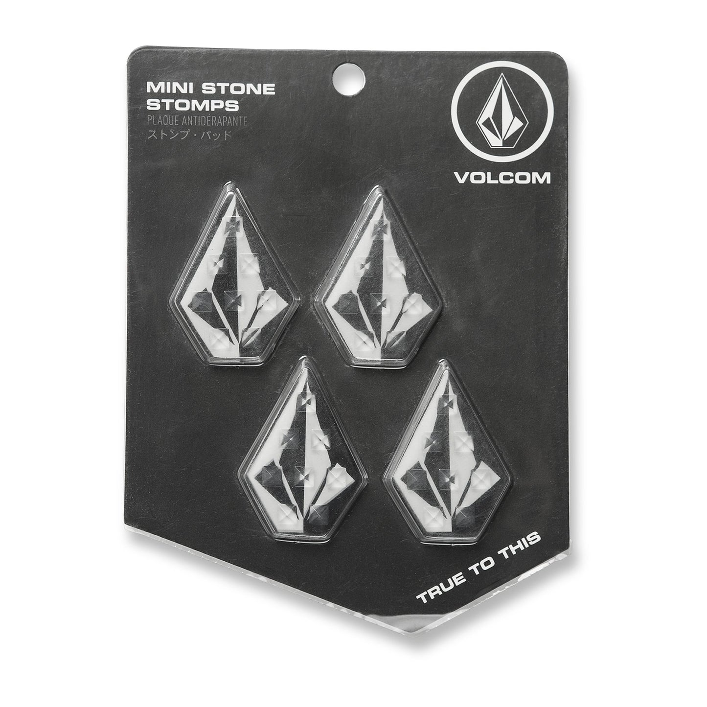 Volcom Mini Stone Stomps Black OS Stomp Pads