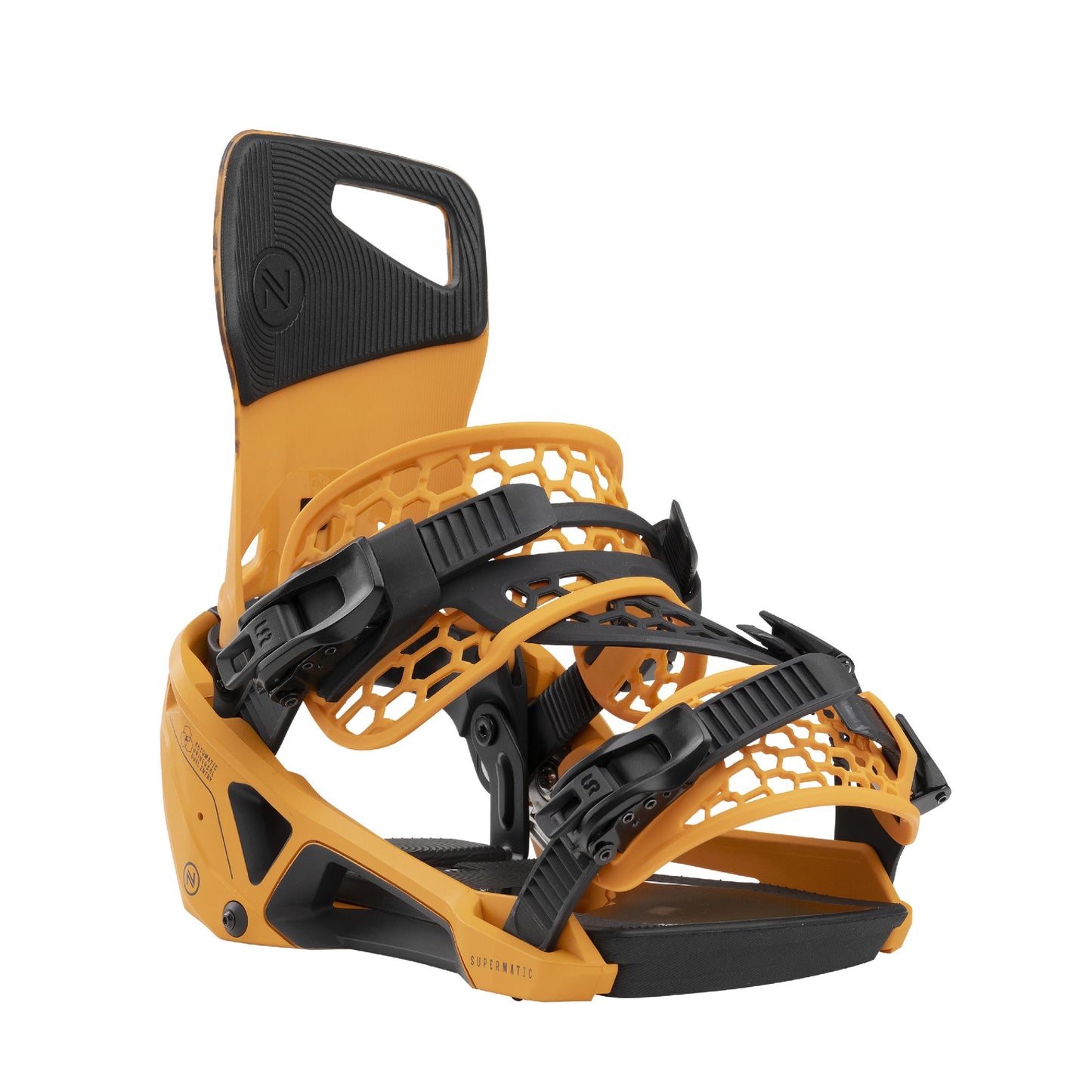 Nidecker Supermatic Snowboard Bindings Dune Orange - Nidecker Snowboard Bindings