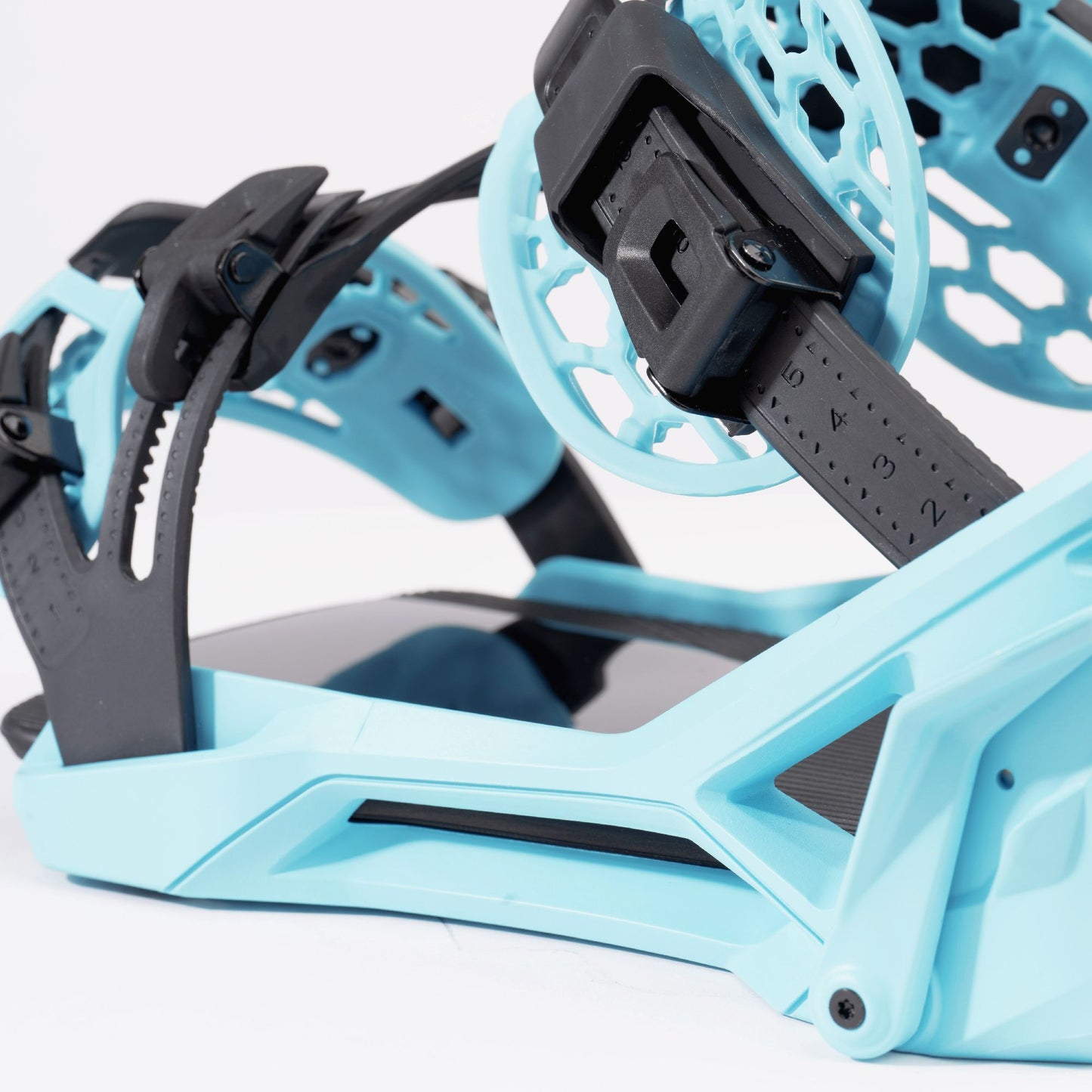 Nidecker Supermatic Snowboard Bindings Escape Cyan - Nidecker Snowboard Bindings