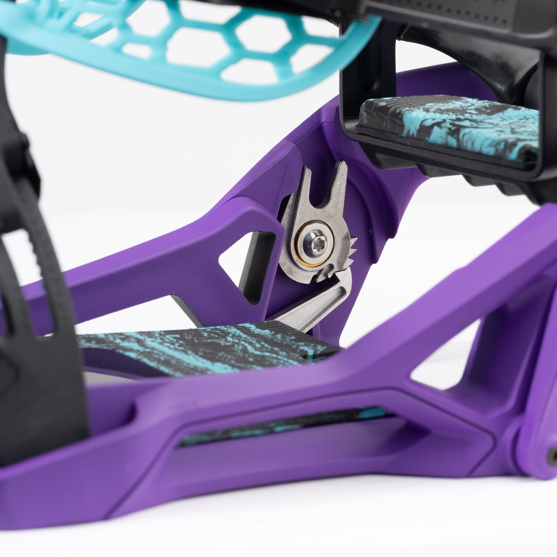 Nidecker Supermatic Snowboard Bindings Joker Purple - Nidecker Snowboard Bindings