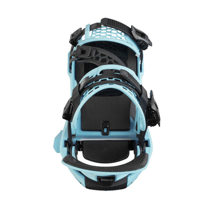 Nidecker Supermatic Snowboard Bindings Escape Cyan - Nidecker Snowboard Bindings