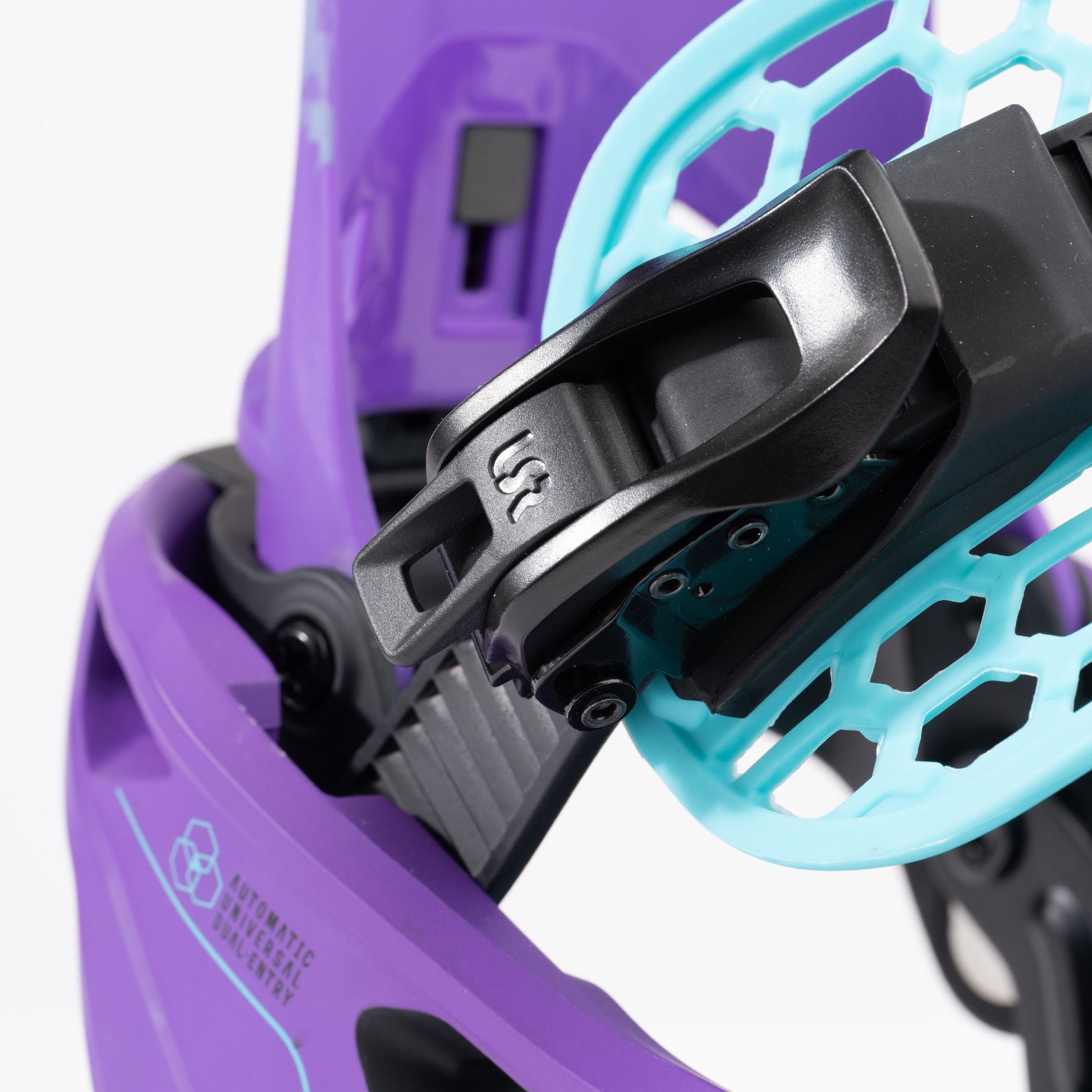 Nidecker Supermatic Snowboard Bindings Joker Purple - Nidecker Snowboard Bindings