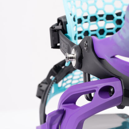 Nidecker Supermatic Snowboard Bindings Joker Purple - Nidecker Snowboard Bindings