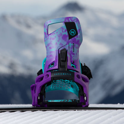 Nidecker Supermatic Snowboard Bindings Joker Purple - Nidecker Snowboard Bindings