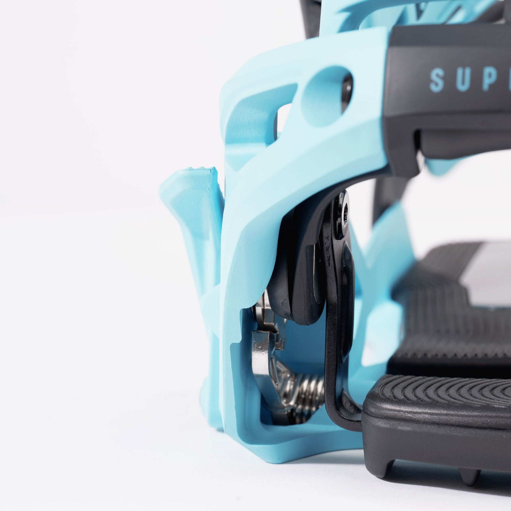 Nidecker Supermatic Snowboard Bindings Escape Cyan - Nidecker Snowboard Bindings