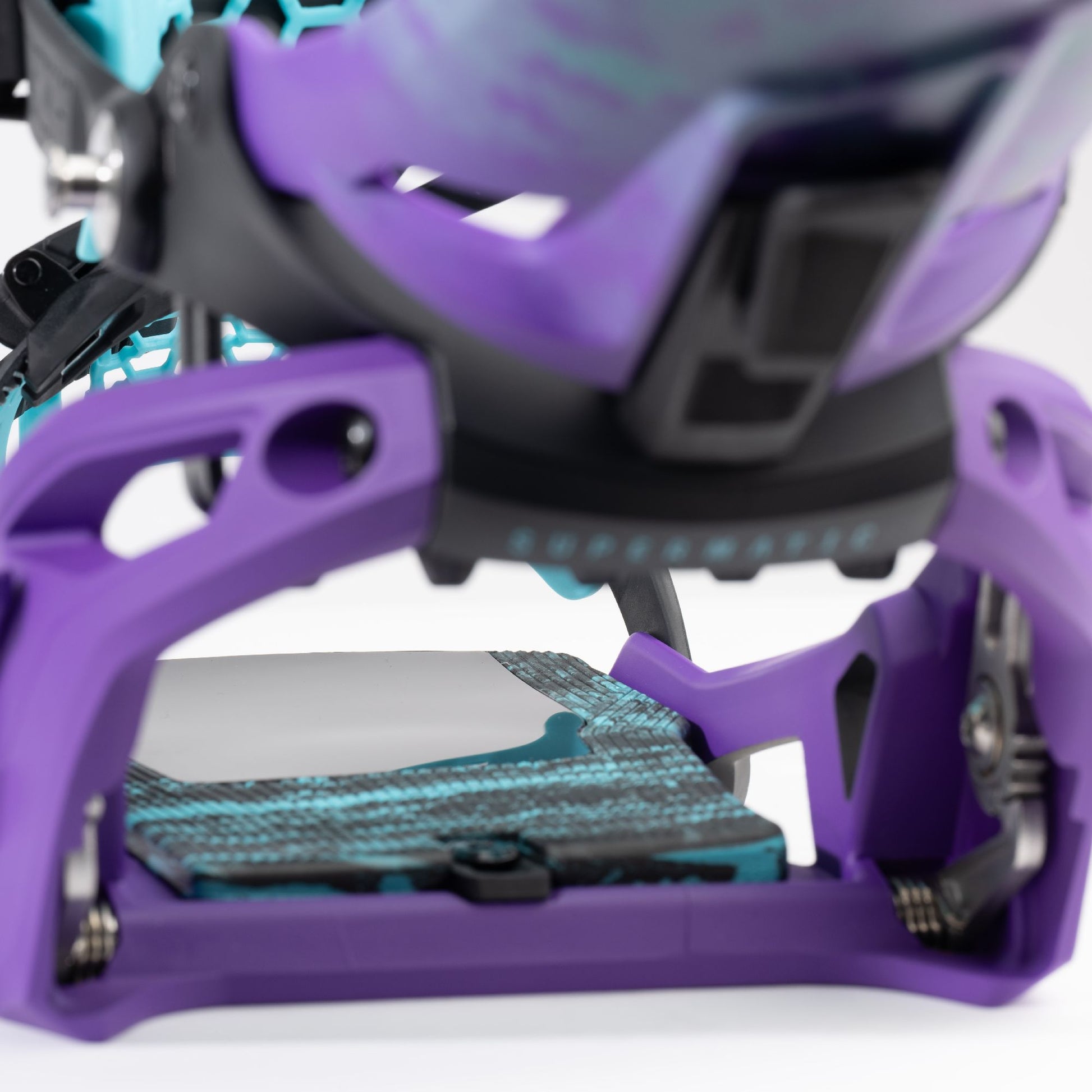 Nidecker Supermatic Snowboard Bindings Joker Purple - Nidecker Snowboard Bindings